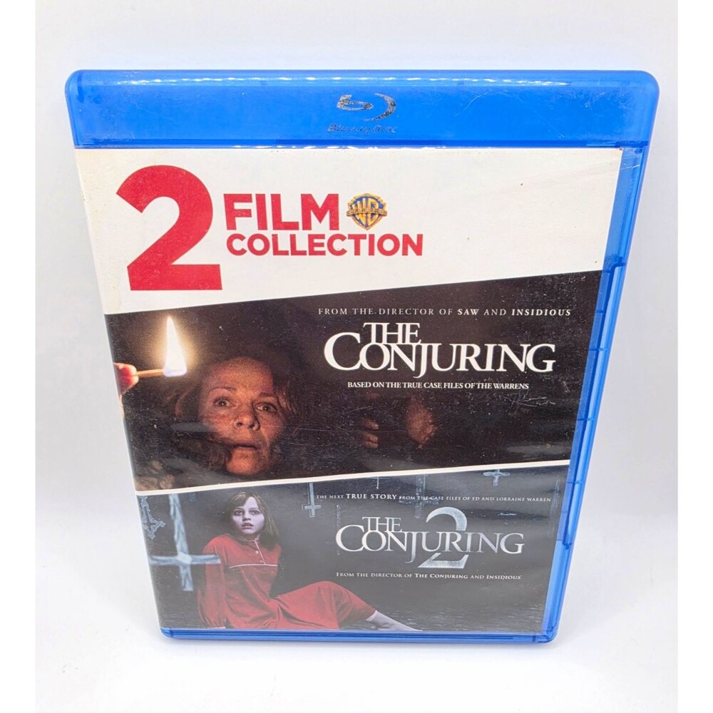 The Conjuring 1 & 2 Blu-ray 2 Film Collection Vera Farmiga Patrick Wilson Horror